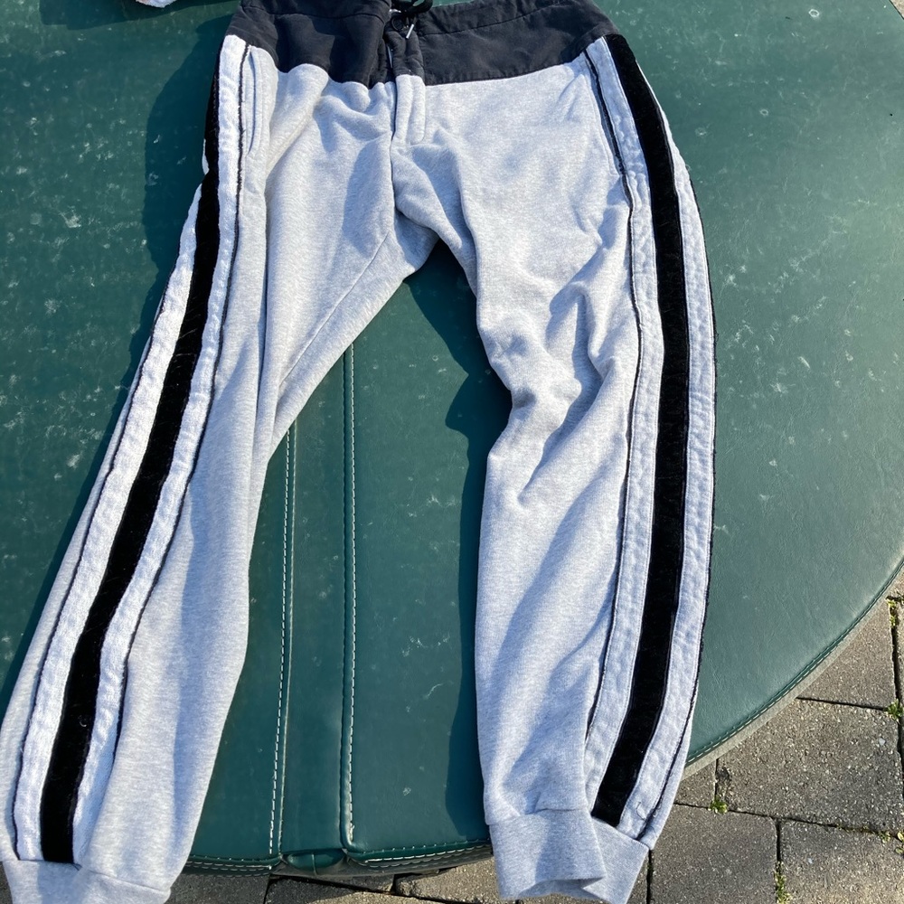 Alexander McQueen Thick Striped Sweatpants